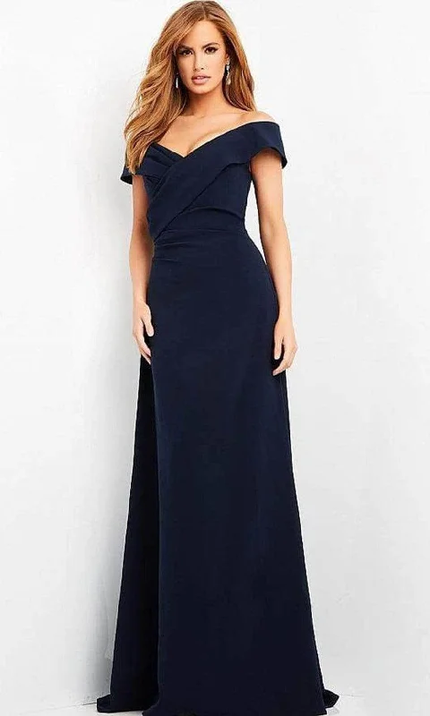 Jovani 06746SC - Cross Bodice Evening Gown