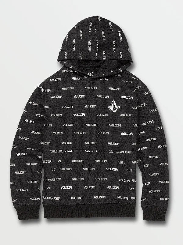 Big Boys Vamo Fleece Hoodie - Black White