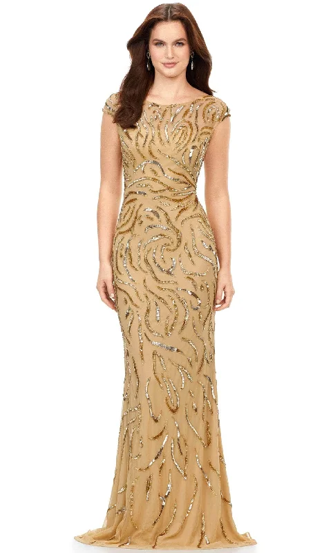 Ashley Lauren 11212 - Cap Sleeved Evening Dress