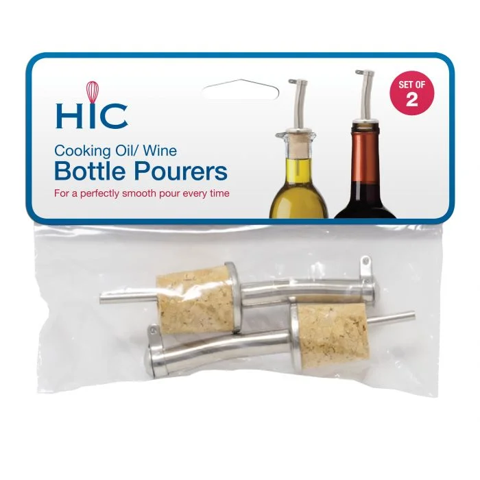 Pourer Set with Natural Cork Stopper