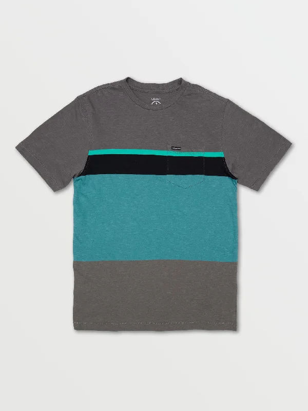 Big Boys Stone Blocker Crew Short Sleeve Tee - Atlantic