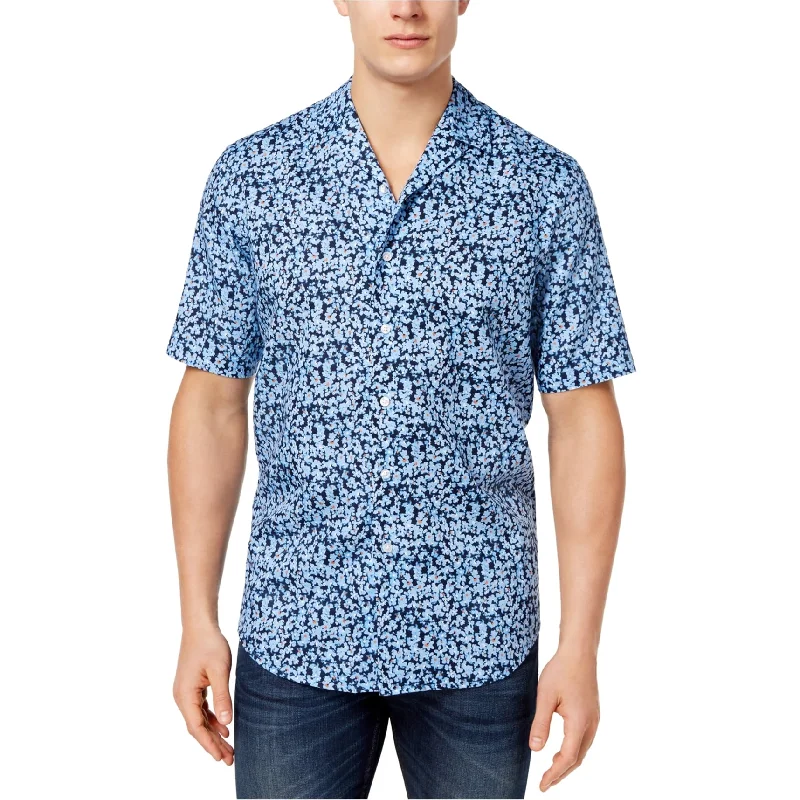 Club Room Mens Floral Button Up Shirt