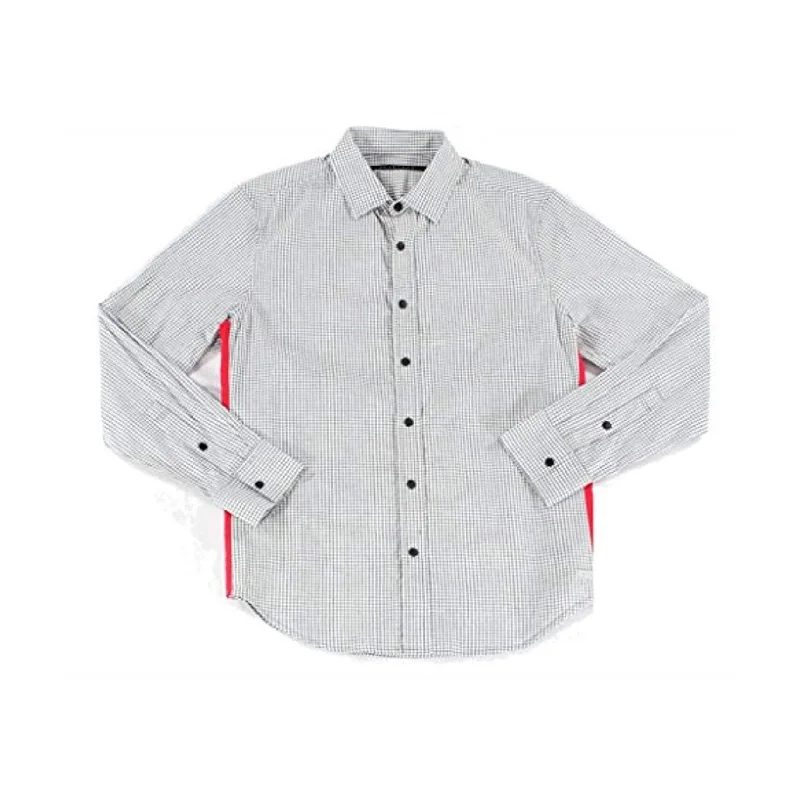 Sean John Mens Side Detail Button Up Shirt