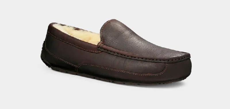 Men's Ascot Leather Slipper
