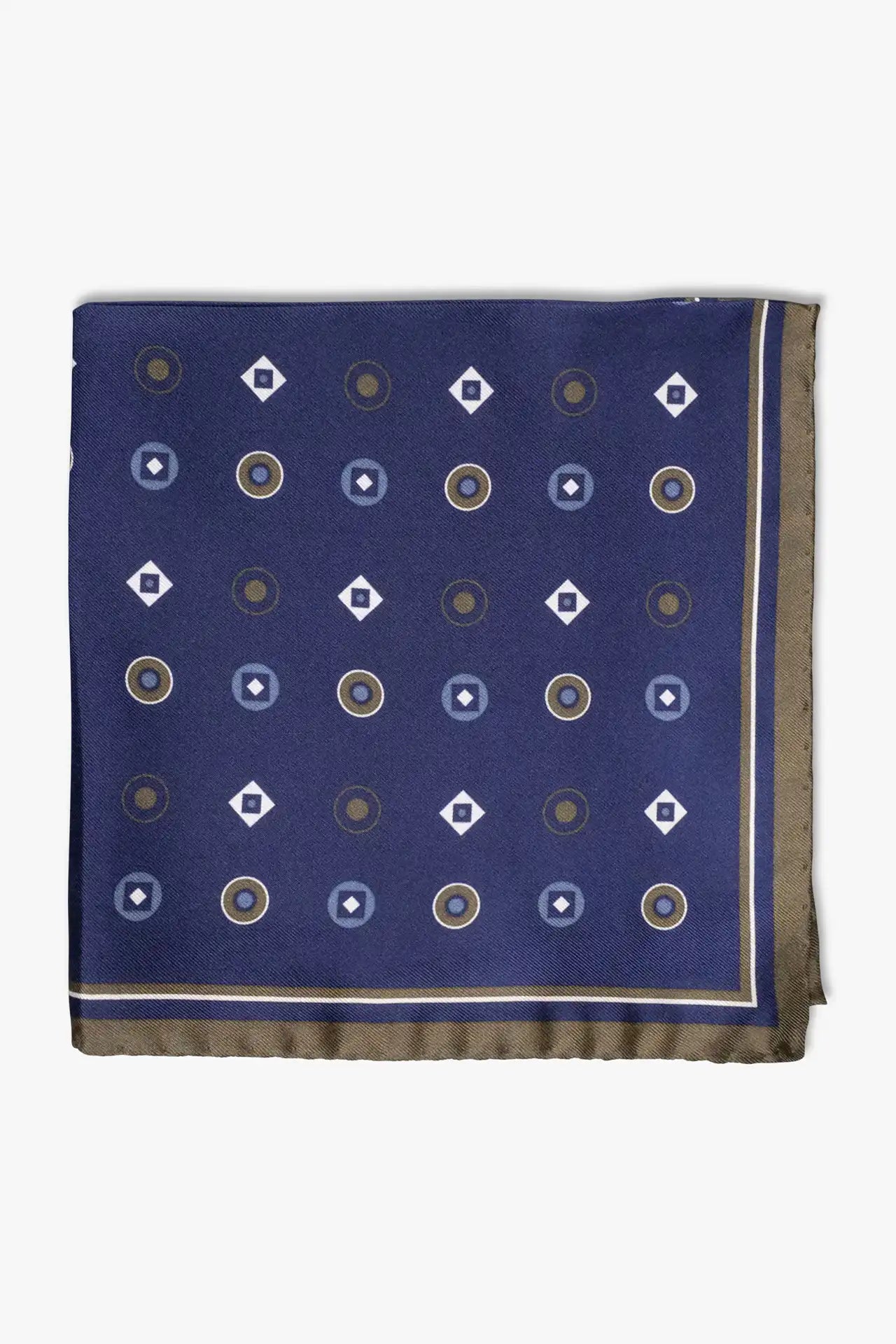 Woven Twill Pocket Square - 3 color print