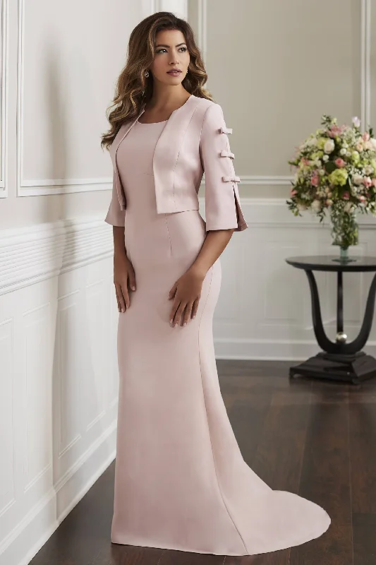 Christina Wu Elegance - Classy Crepe Trumpet Dress with Jacket 17919SC