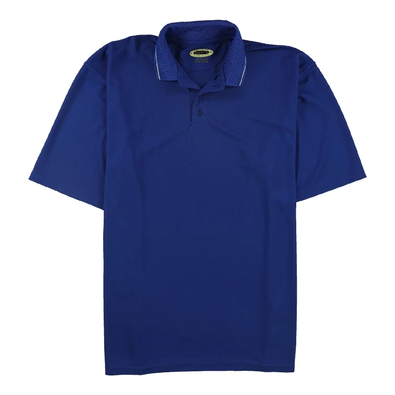 Colorado Timberline Mens Poly-Dri Rugby Polo Shirt, Blue, X3XL