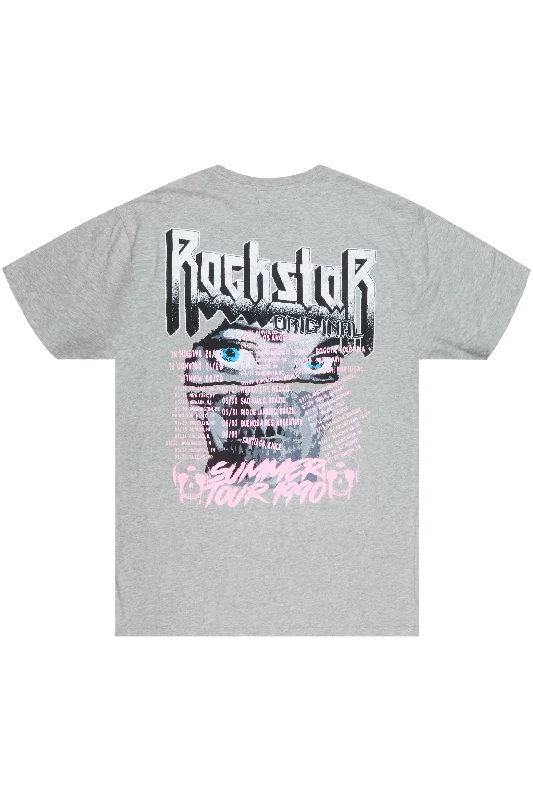 Dastard Grey Graphic T-Shirt