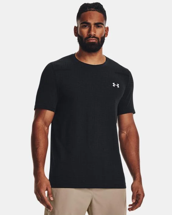 Men's Ua Seamless Grid Short Sleeve