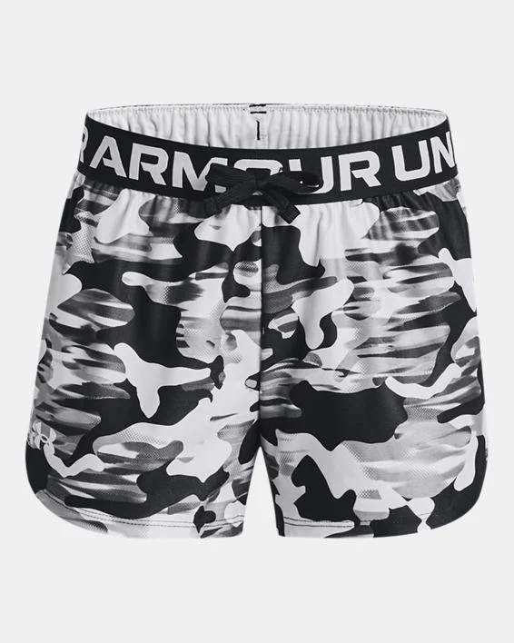 Girls' Ua Play Up Printed Short