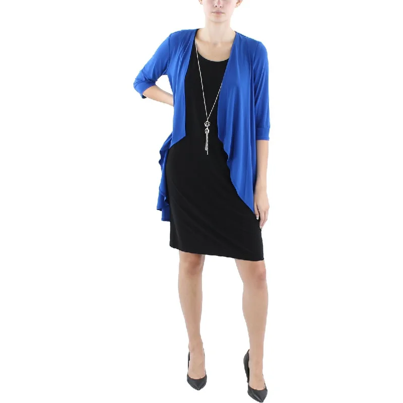 R&M Richards Womens Petites Jacket  Two Piece Dress