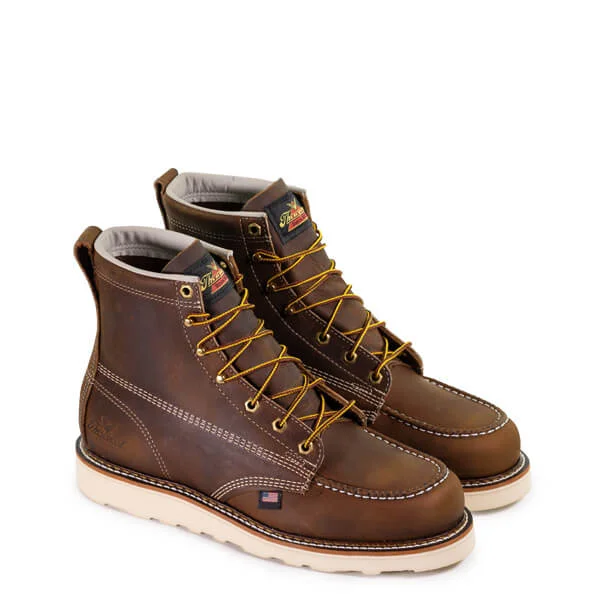 Men's American Heritage - 6" Trail Crazy Horse Moc Toe - Maxwear Wedge Boot