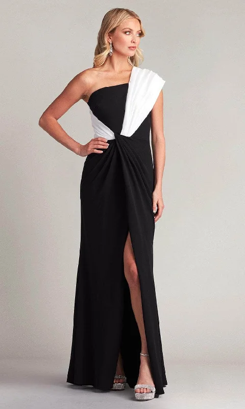 Tadashi Shoji CY22382L - High Slit Sheath Evening Gown