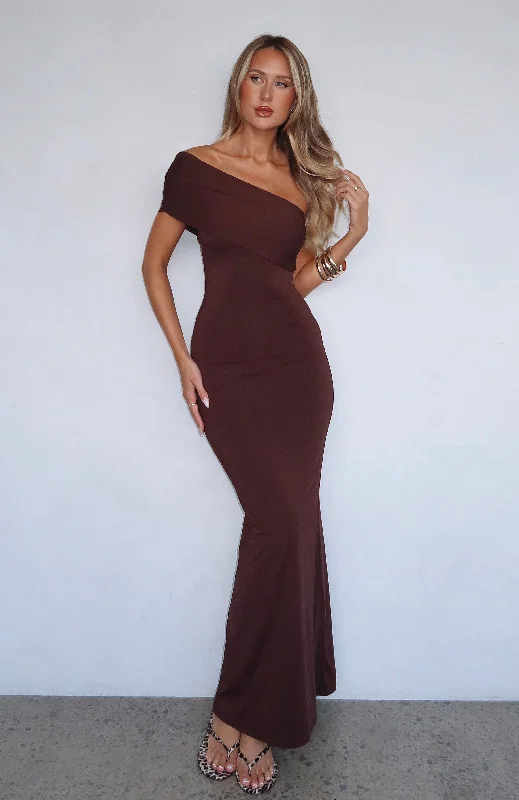 It's A Classic Maxi Dress Dark Chocolate