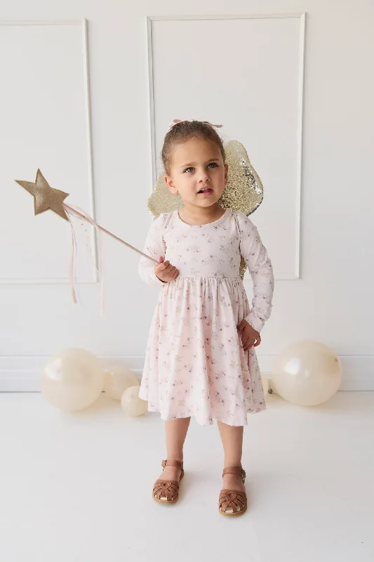 Organic Cotton Tallulah Dress - Sweet Pea Floral