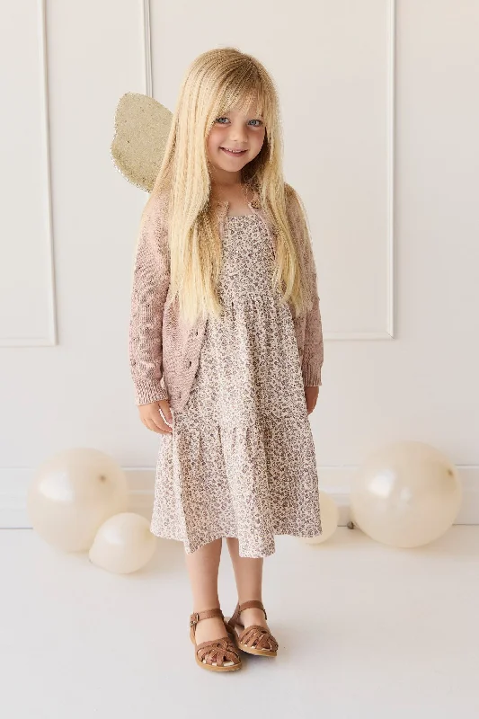 Organic Cotton Modal Matilda Dress - Amber Eggnog