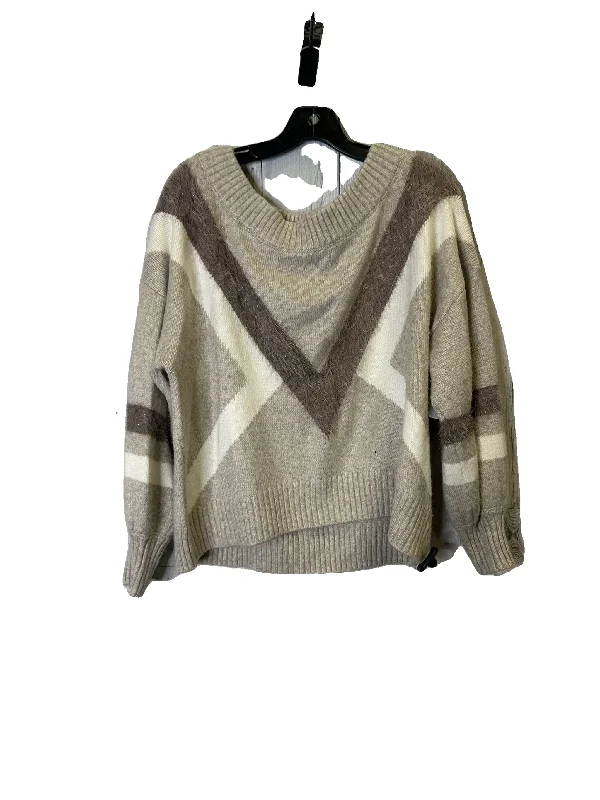 Sweater By Express In Cream, Size: M