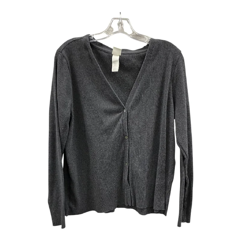 Cardigan By H&M In Grey, Size:M