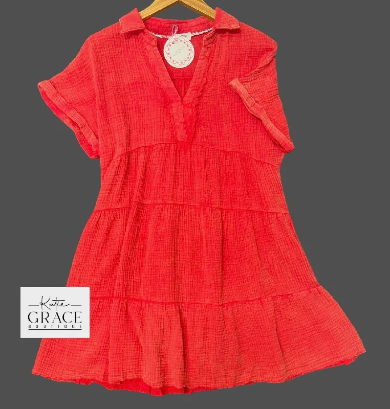"Amberly" Soft Cotton Dress