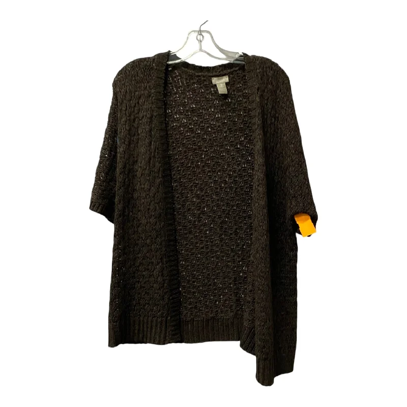 Cardigan By Chicos In Brown