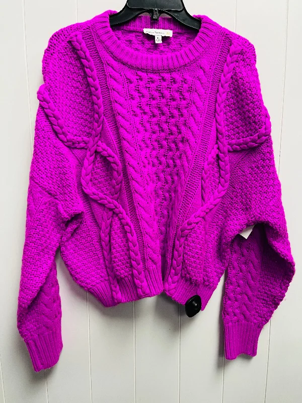 Sweater By  fate and fortune In Purple, Size: L