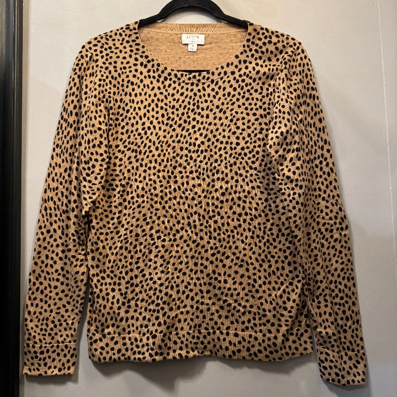 Sweater By J. Crew In Black & Tan, Size: M