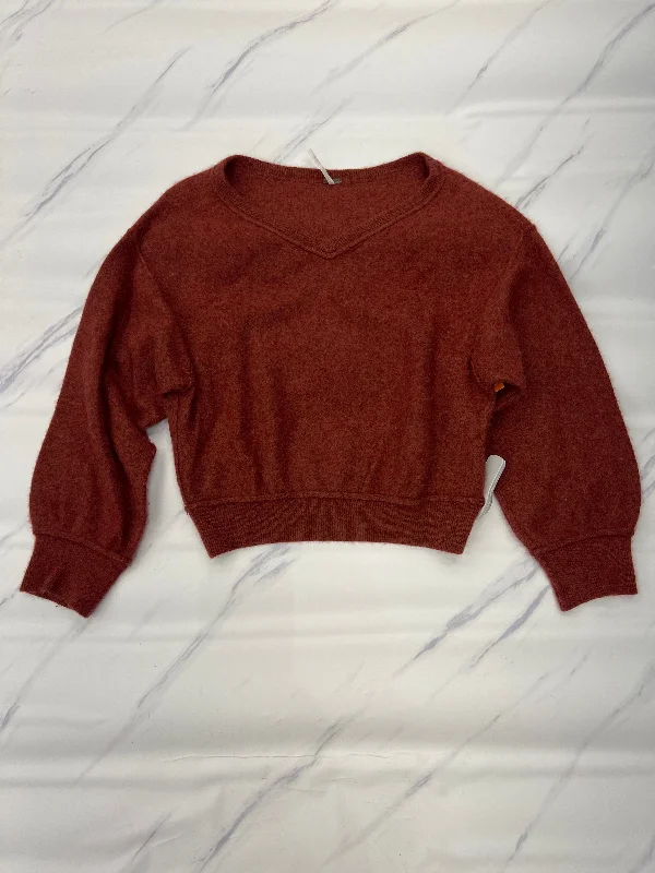 Sweater By Free People In Red, Size: M