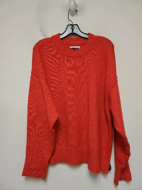 Sweater By American Eagle In Red, Size: L