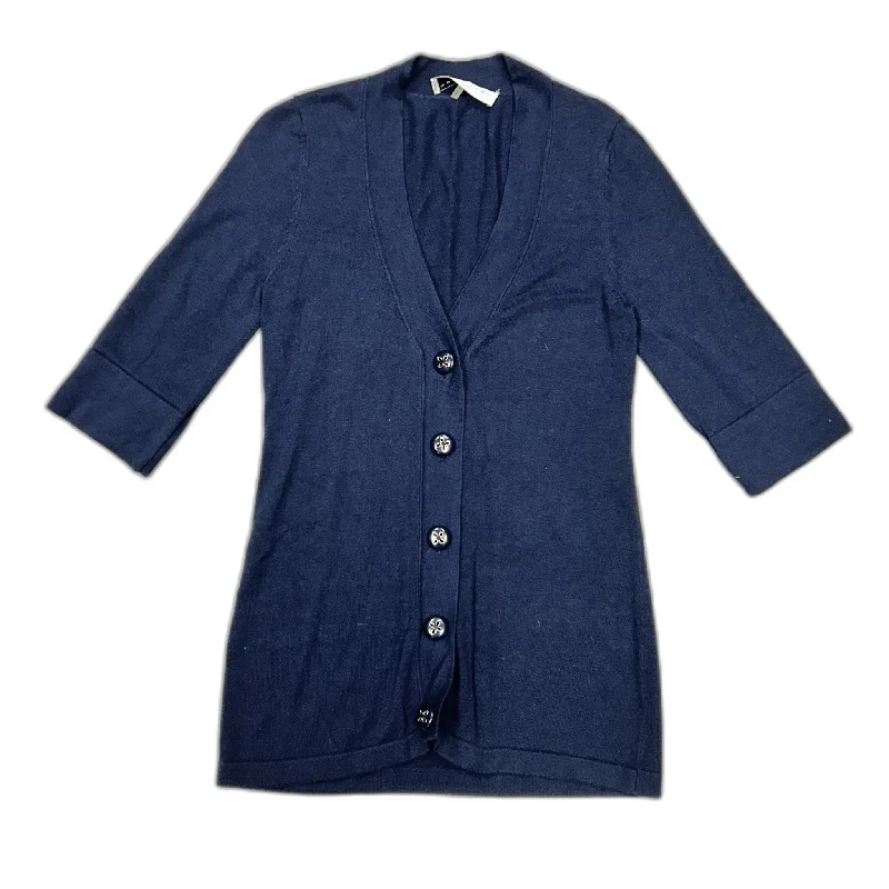 Sweater Cardigan By Trina Turk In Navy, Size: M