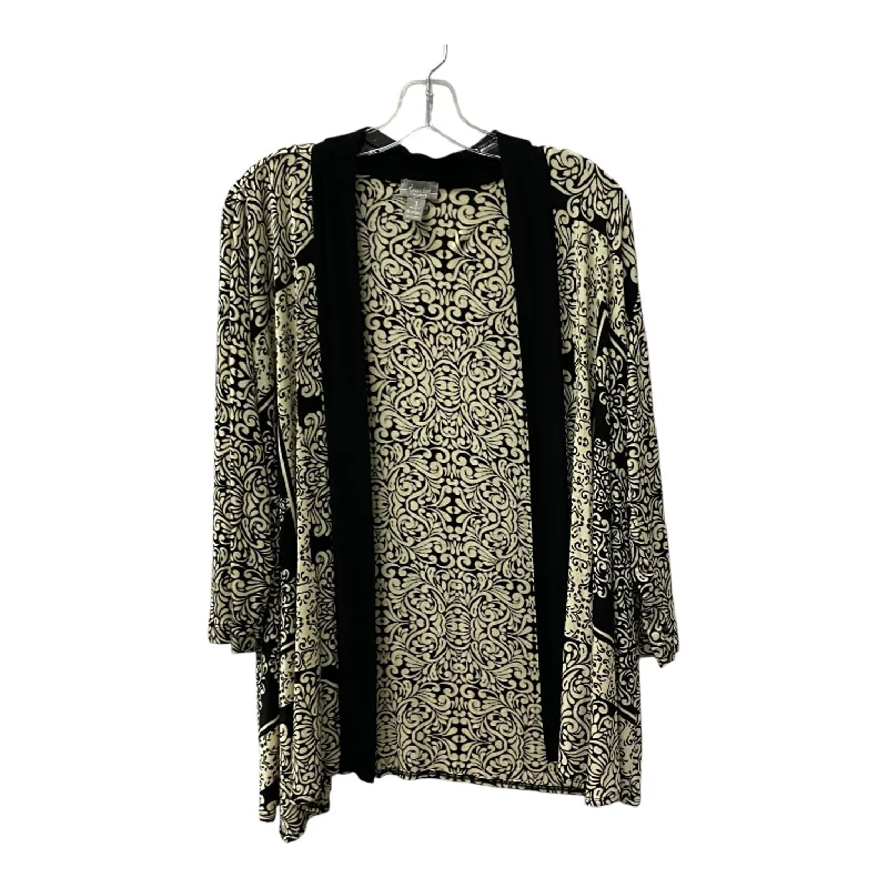 Cardigan By Chicos In Black Medium