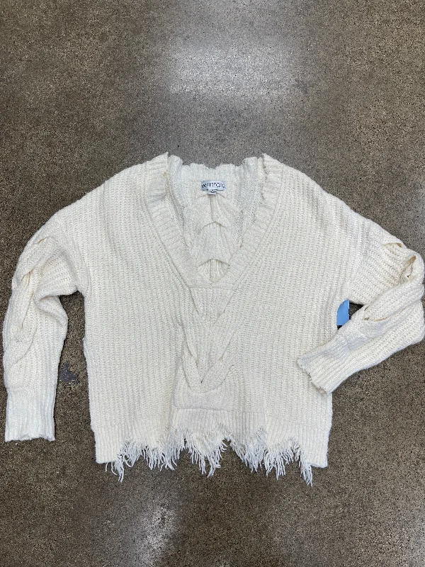 Sweater By Wildfox In Cream, Size:M