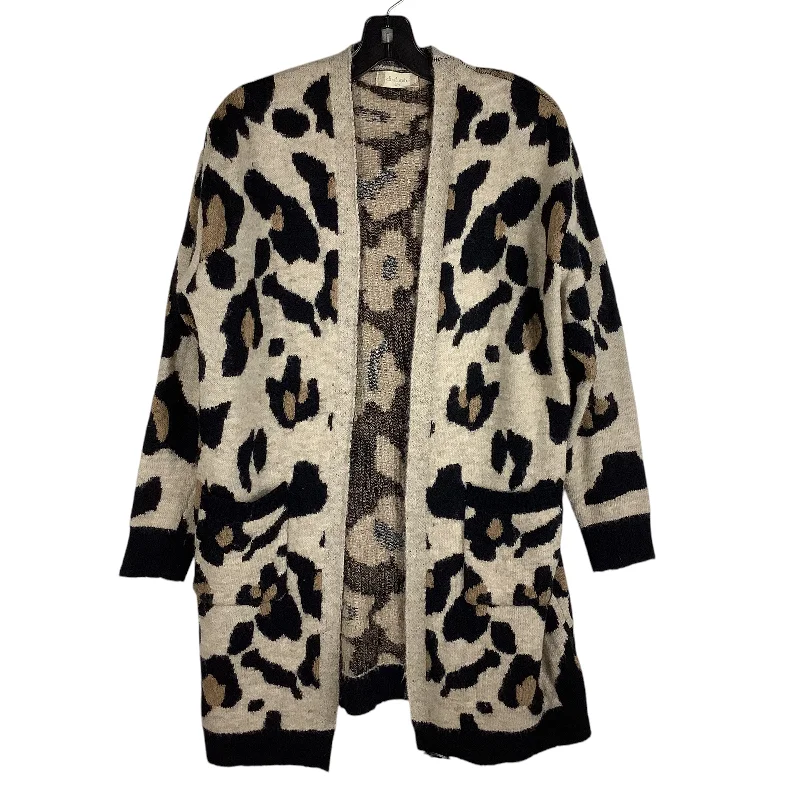 Cardigan By Altard State In Animal Print, Size: S/M