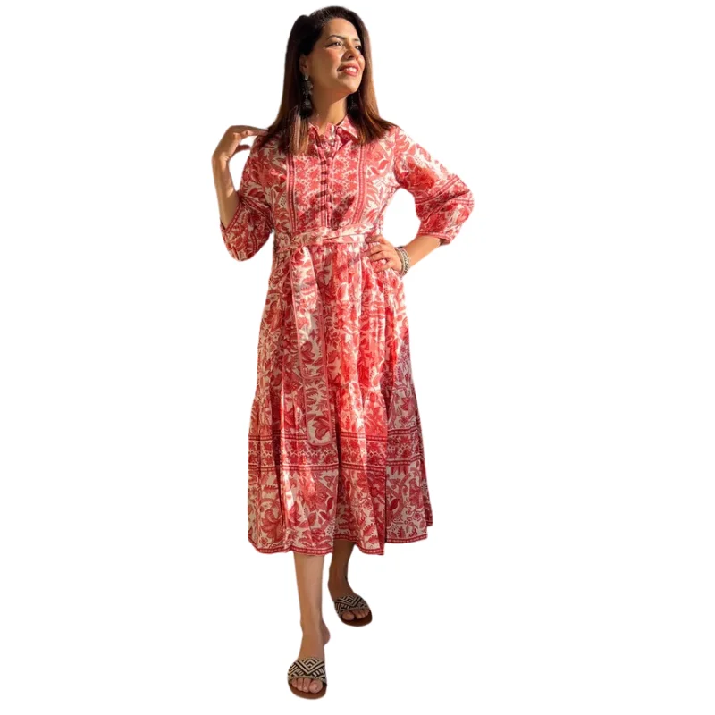Gulab Nagri Cotton Dress