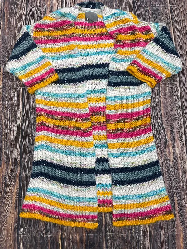 Cardigan By Anthropologie In Multi-colored, Size: Osfm