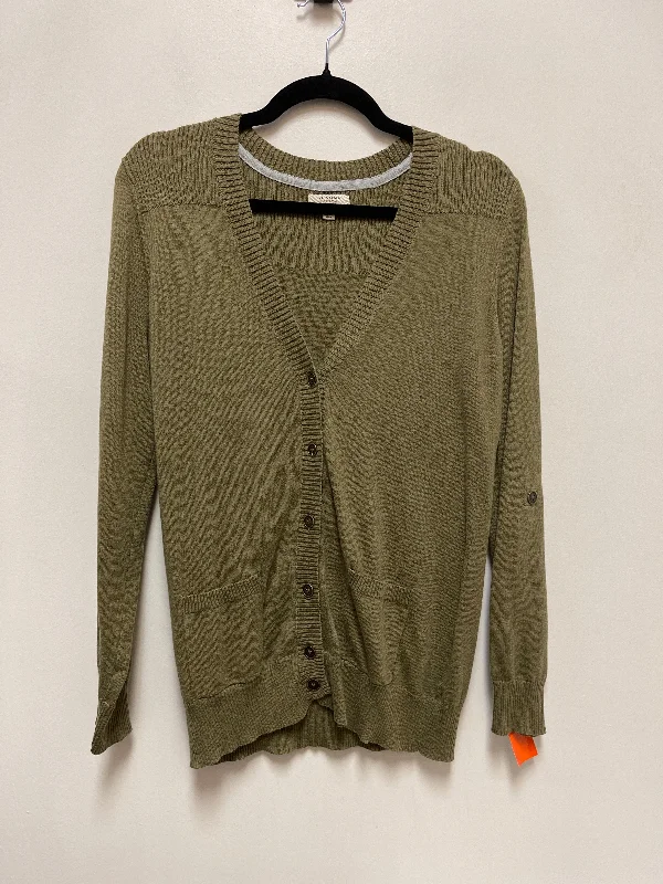 Sweater Cardigan By Sonoma In Green, Size: S