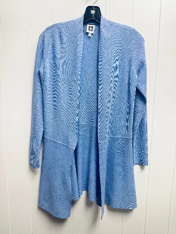 Cardigan By Anne Klein In Blue, Size: Xs