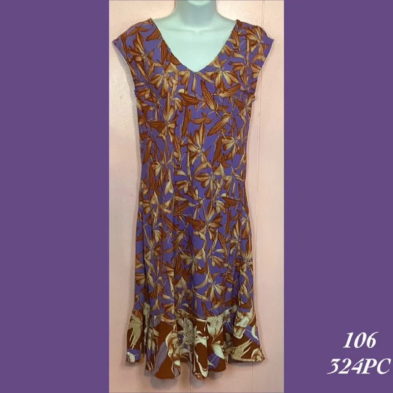 Rainbow Jo V-Neck Floral Mumu Summer Midi Dress - 106 - 324PC