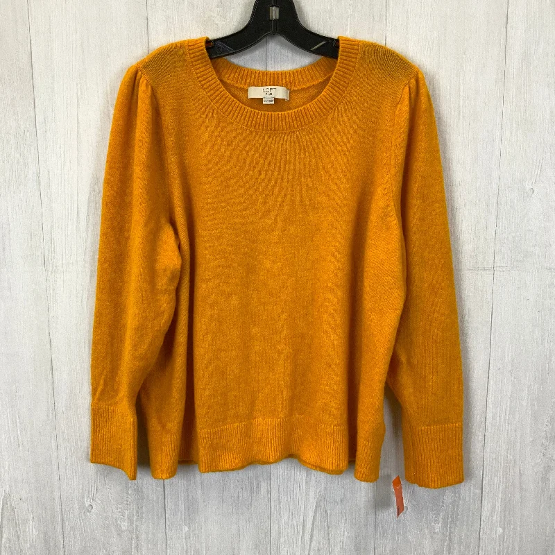 Sweater By Loft In Orange, Size: 2x