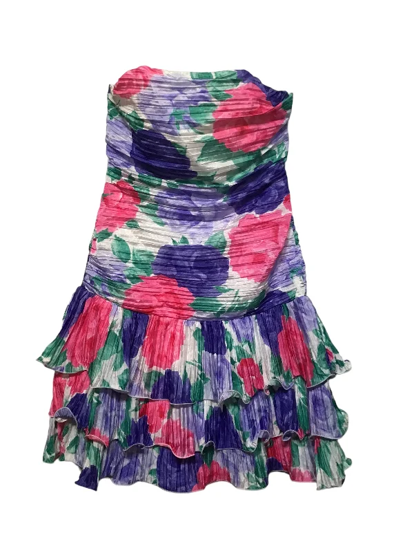 Katerina Floral Bandeau Dress (Size L)