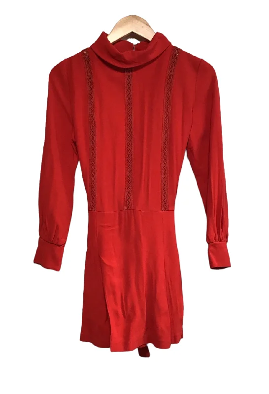 Shelana Red Playsuit (Size S)